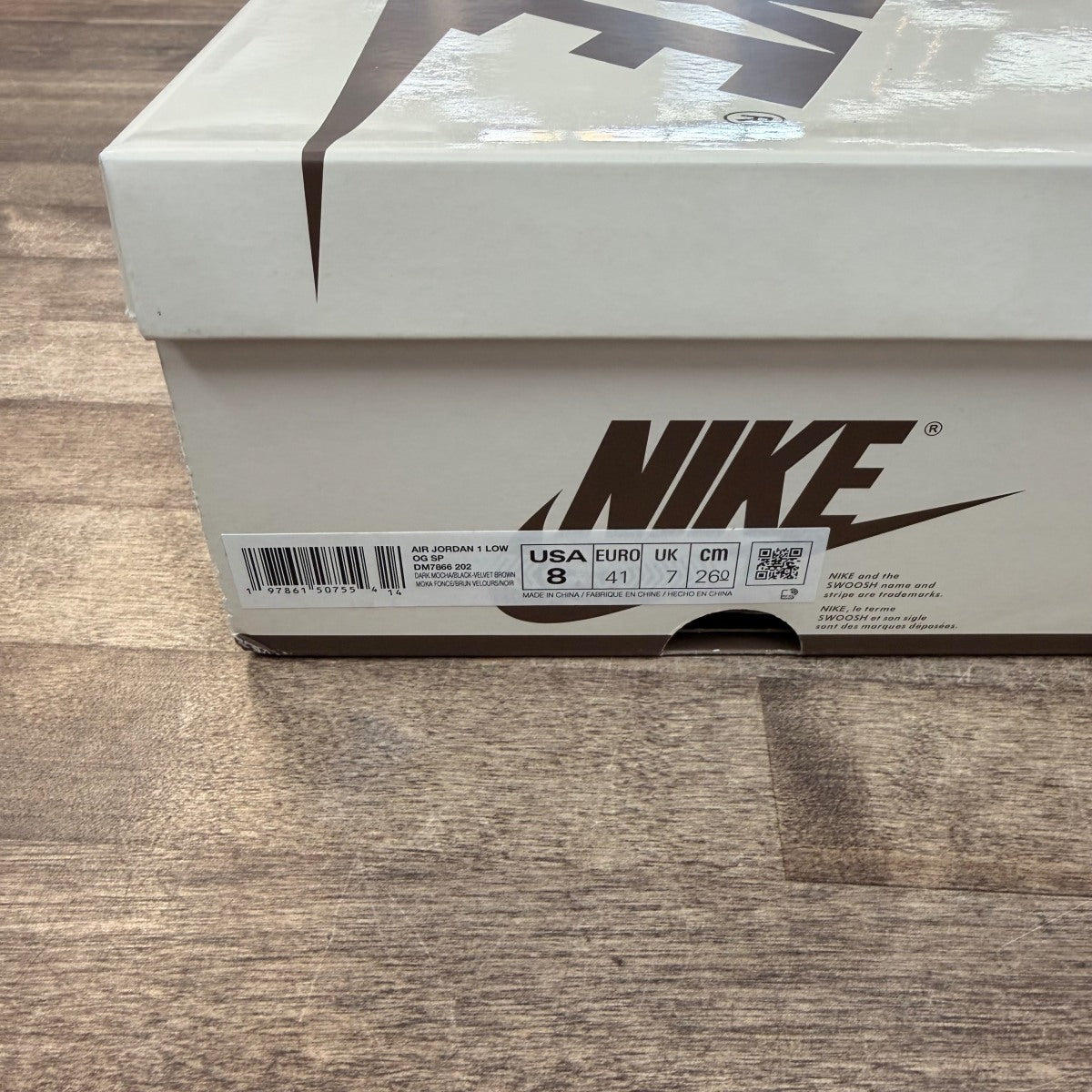 Jordan 1 Retro Low OG SP Travis Scott Velvet Brown - Image 6