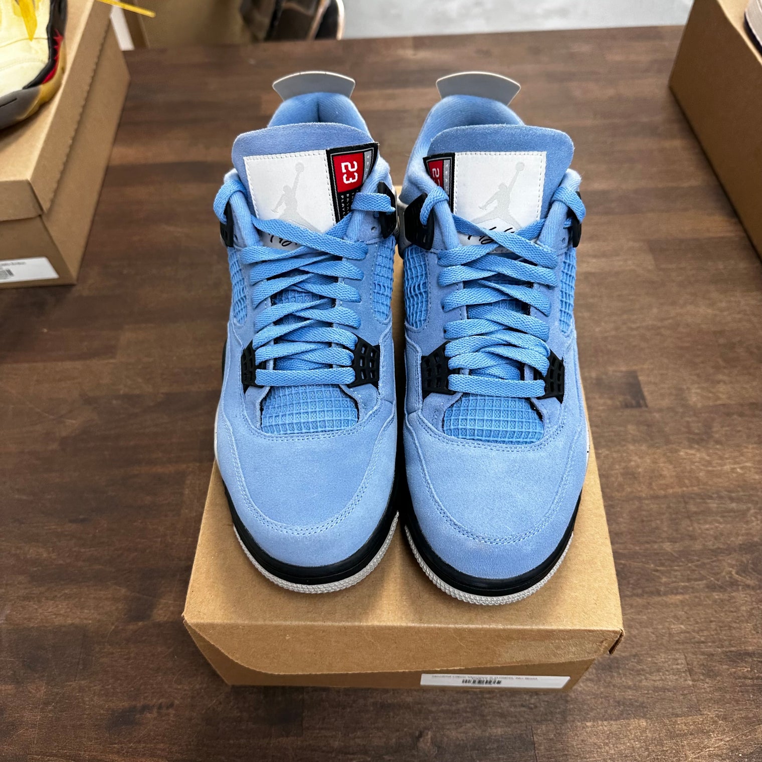 University Blue Jordan 4 Retro (USED, No Box)