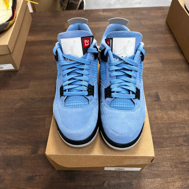 University Blue Jordan 4 Retro (USED, No Box)
