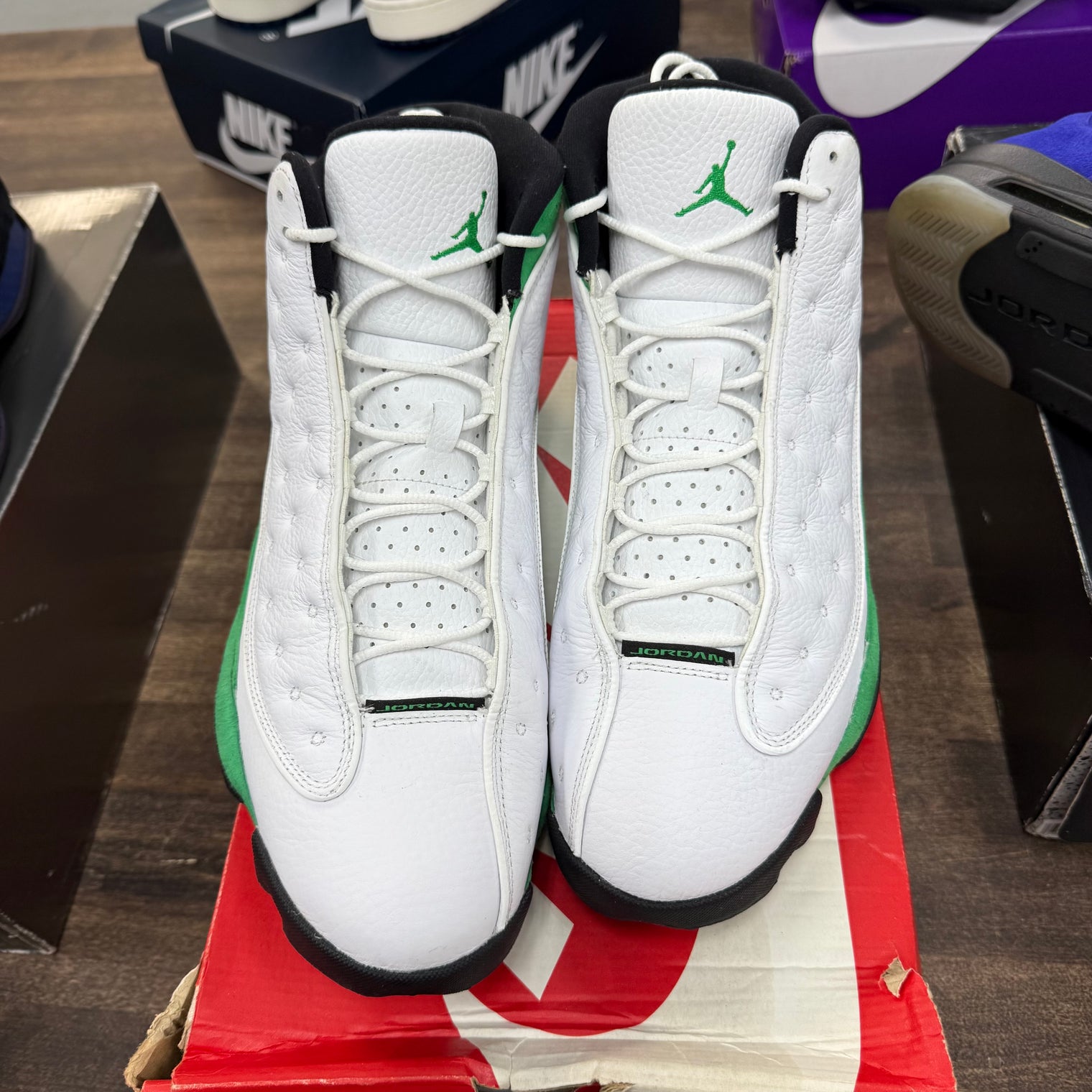 Lucky Green Jordan 13 Retro (USED,Replacement Box)