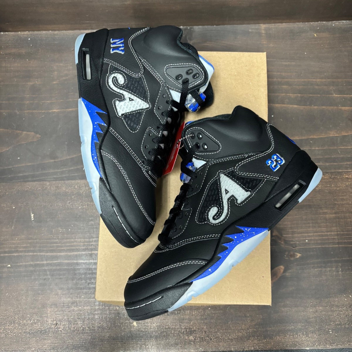 Jordan 5 Retro Awake NY Black Size 8.5 (Pre-Owned) - Image 2