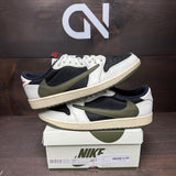 Jordan 1 Retro Low OG SP Travis Scott Olive (Women's) - Image 1