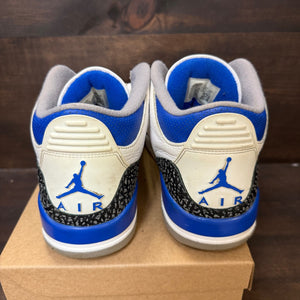 Jordan 3 Retro Racer Blue Size 11.5 (Pre-Owned) - Image 3