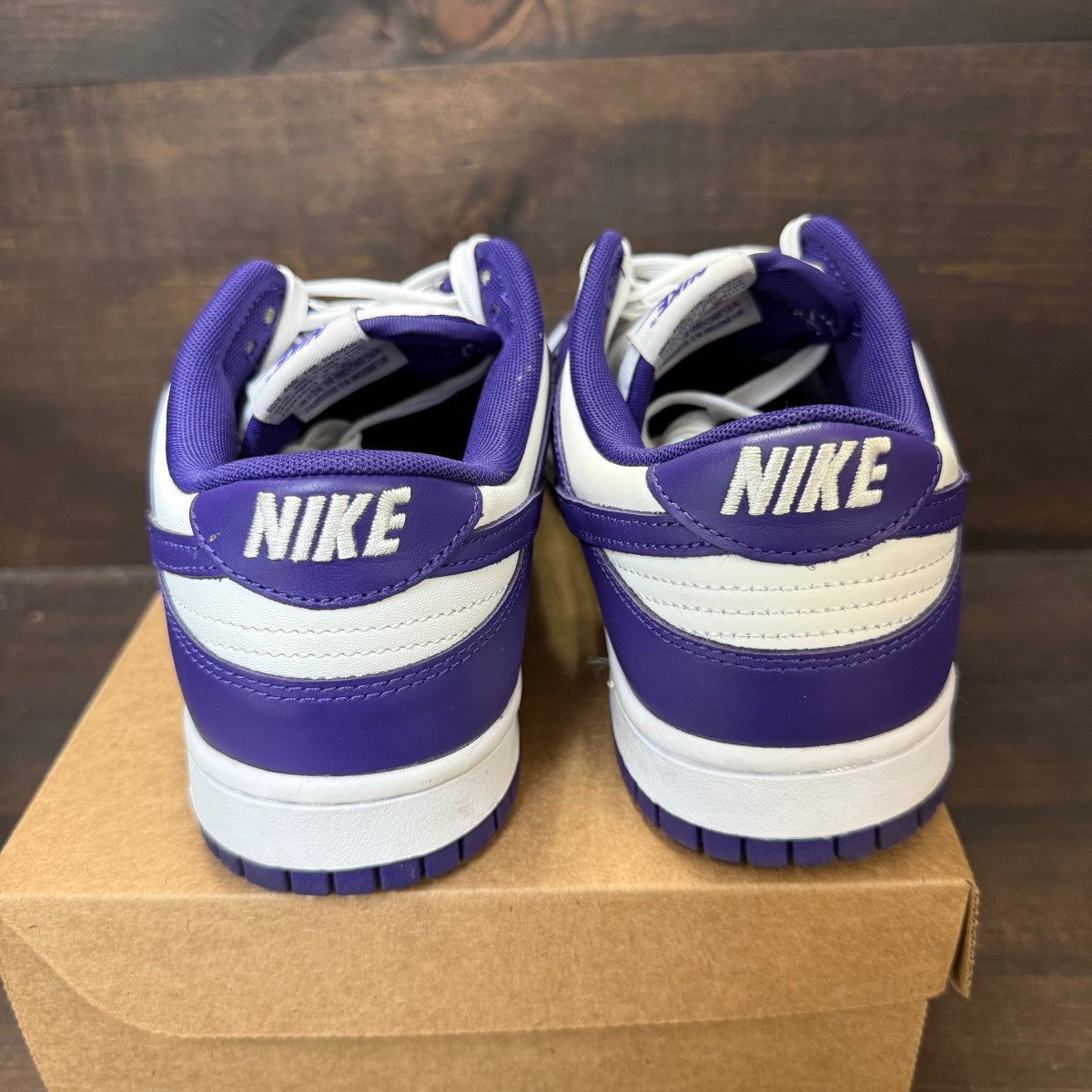 Nike Dunk Low Championship Court Purple Size 11.5 (Pre-Owned) - Image 3