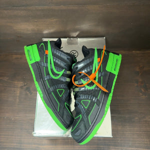 Nike Air Rubber Dunk Off-White Green Strike Size 8.5 (Pre-Owned)