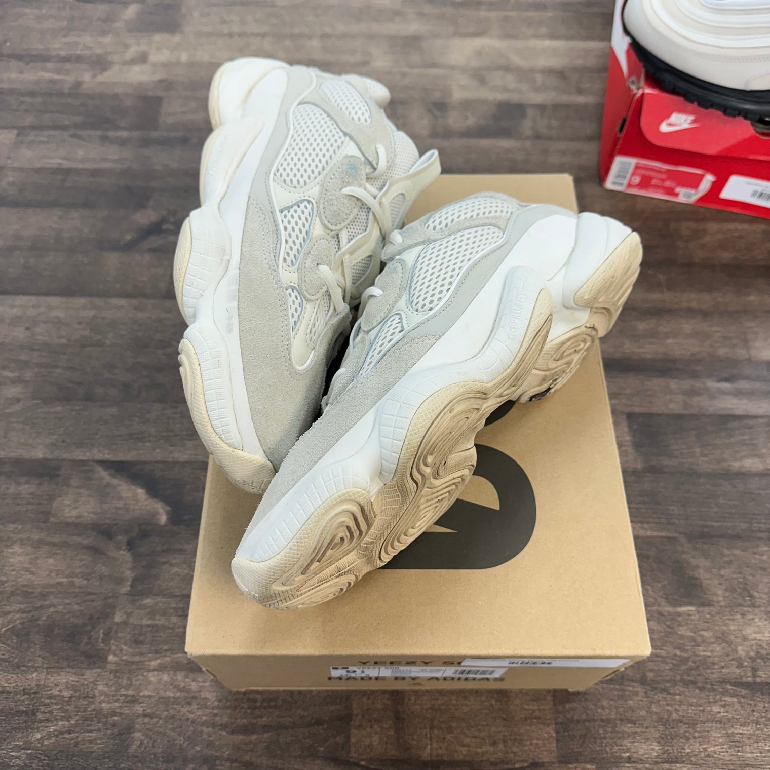 Bone White Yeezy 500 (Used)