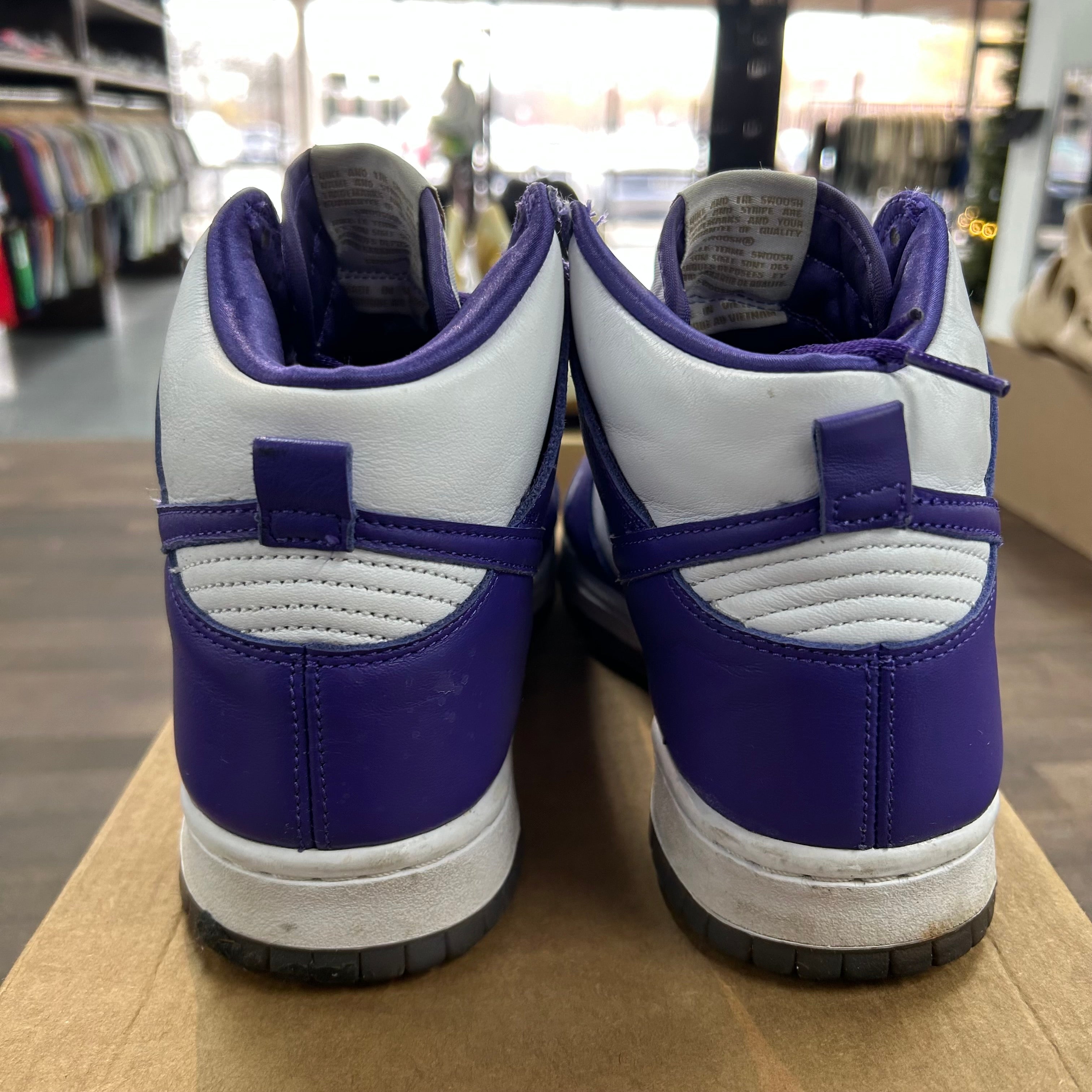 Nike SP Varsity Purple Nike Dunk High (Women's) (USED, No Box) Size 7.5 (Pre-Owned) - Image 4