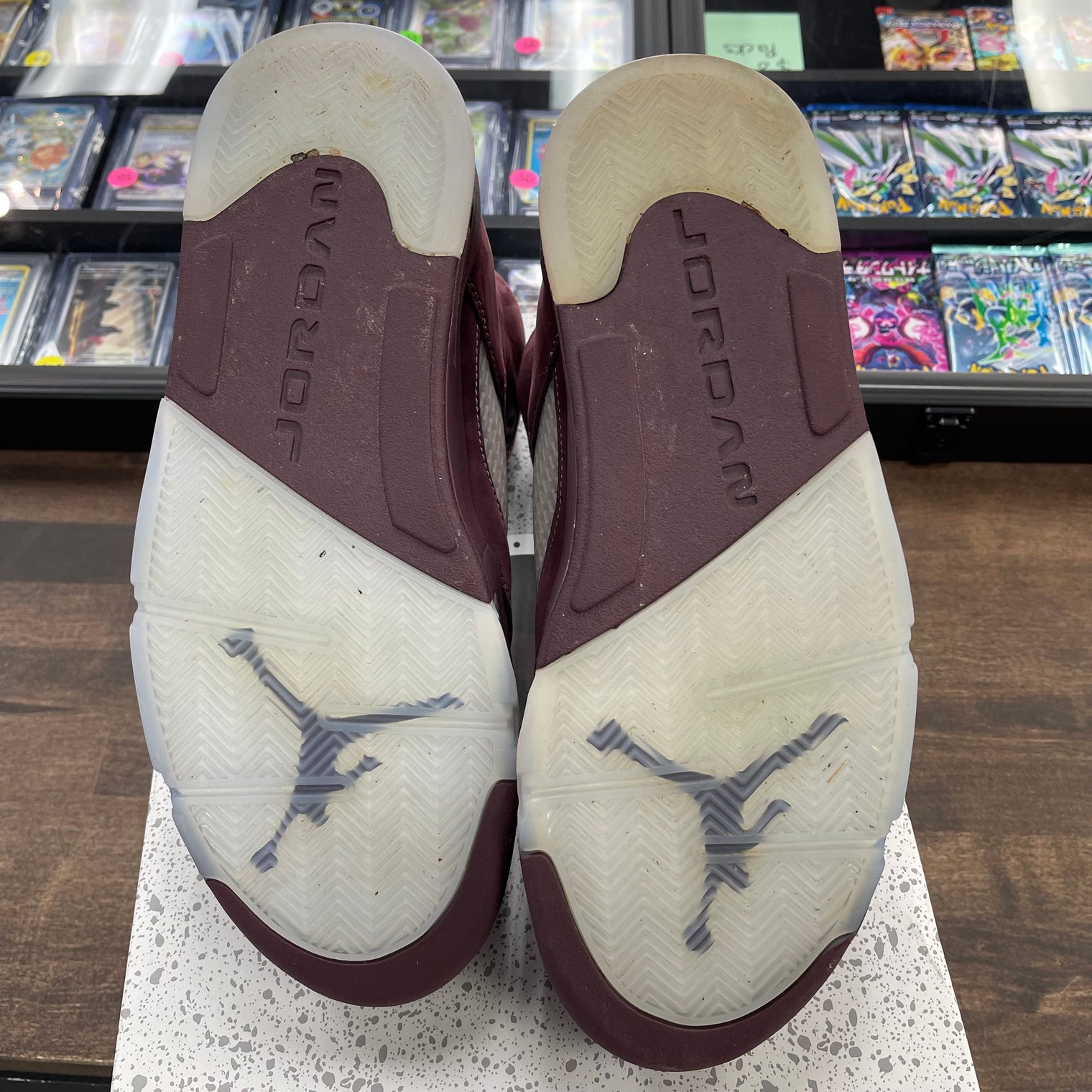 Burgundy Jordan 5 (USED)
