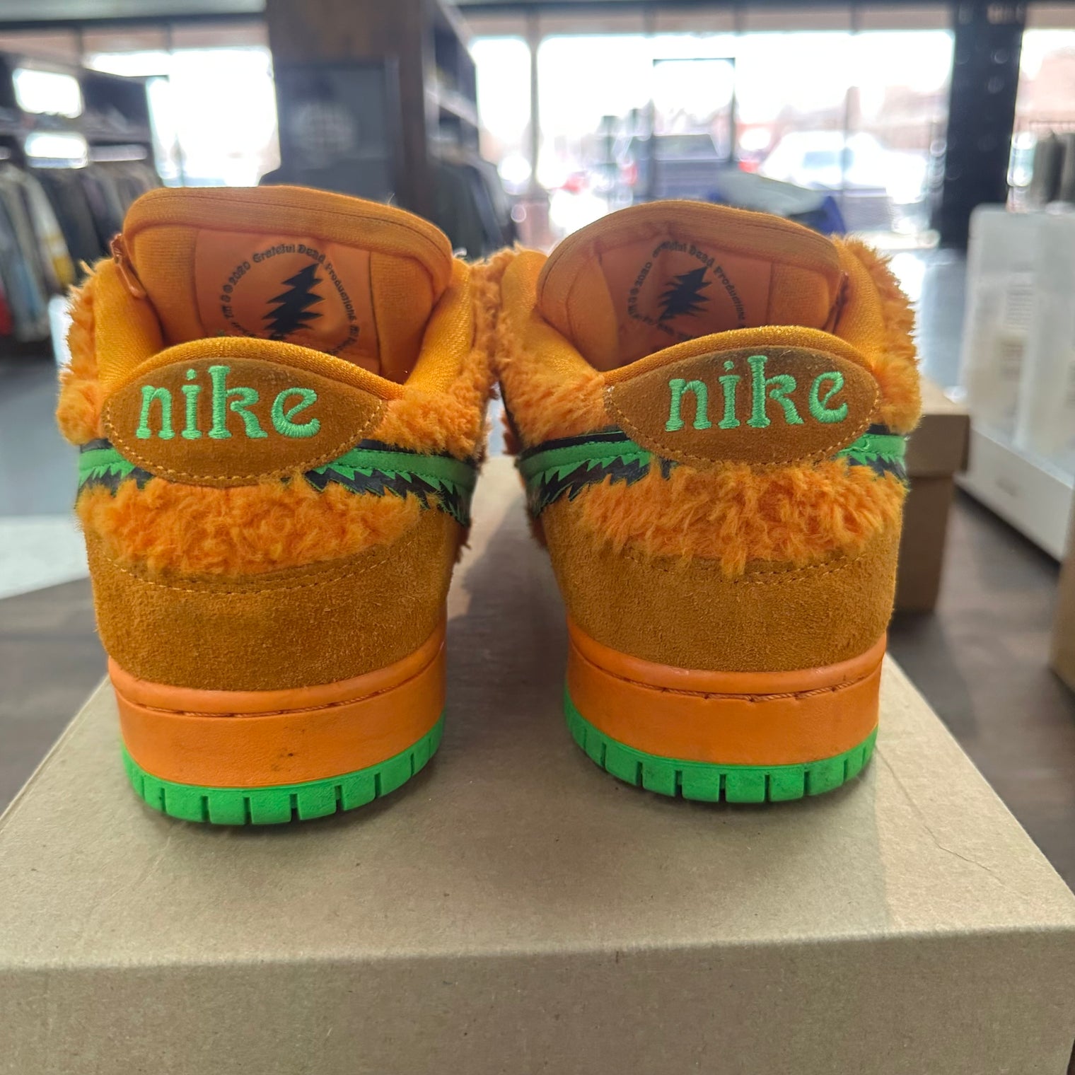 Grateful Dead Bears Orange SB Dunk Low (USED, No Box)