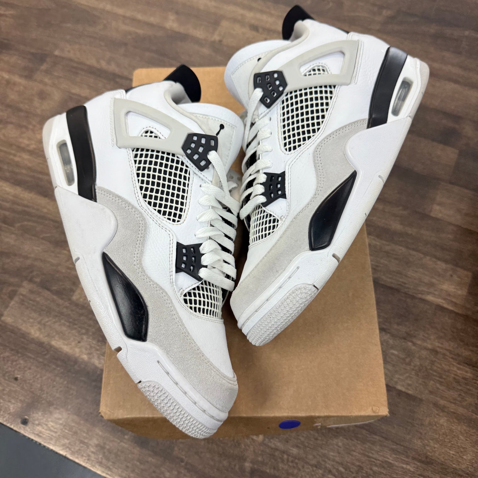 Military Black Jordan 4 Retro (USED, No Box)