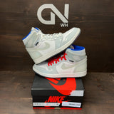 Jordan 1 Retro High Zoom White Racer Blue Size 10 (Pre-Owned) - front