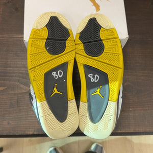 Jordan 4 Retro Vivid Sulfur (Women's) Size 8.5W (Pre-Owned) - aux