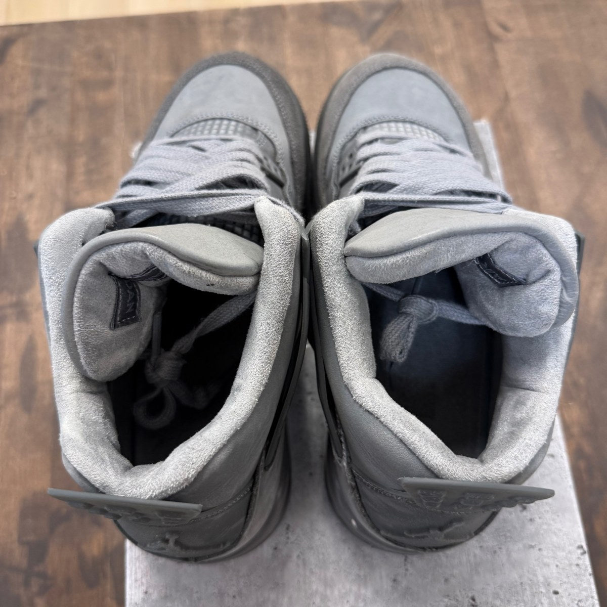 Jordan 4 Retro SE Paris Olympics Wet Cement (GS) - Image 4