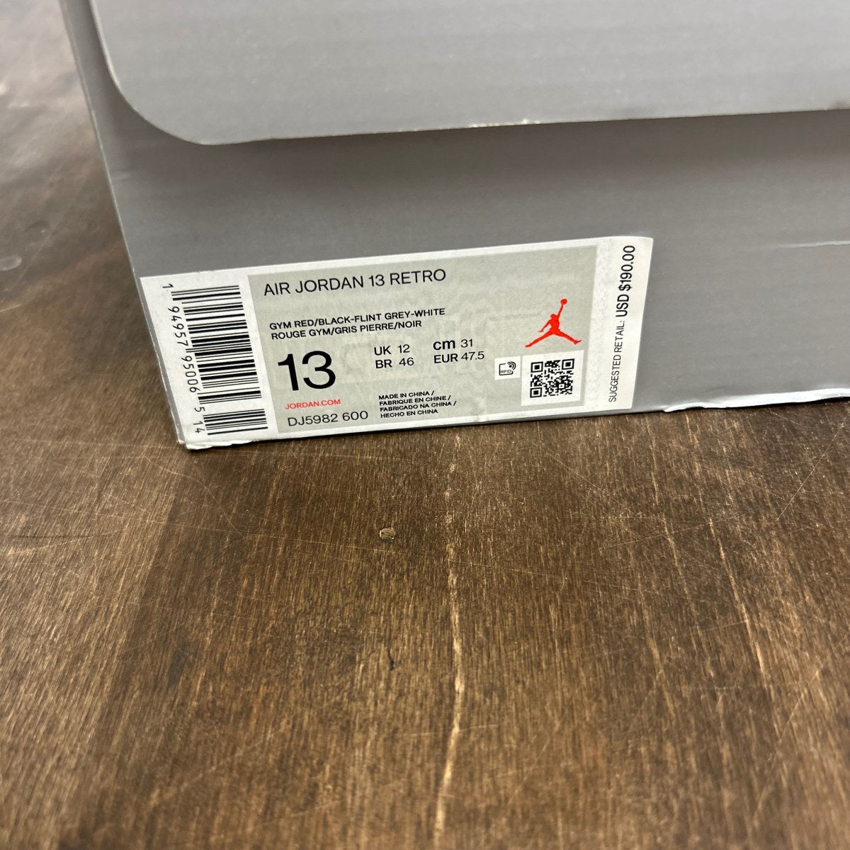 Jordan 13 Retro Gym Red Flint Grey - Image 6