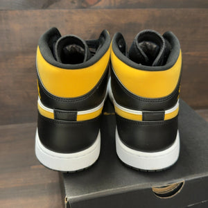 Jordan 1 Mid White Pollen Black - Image 4