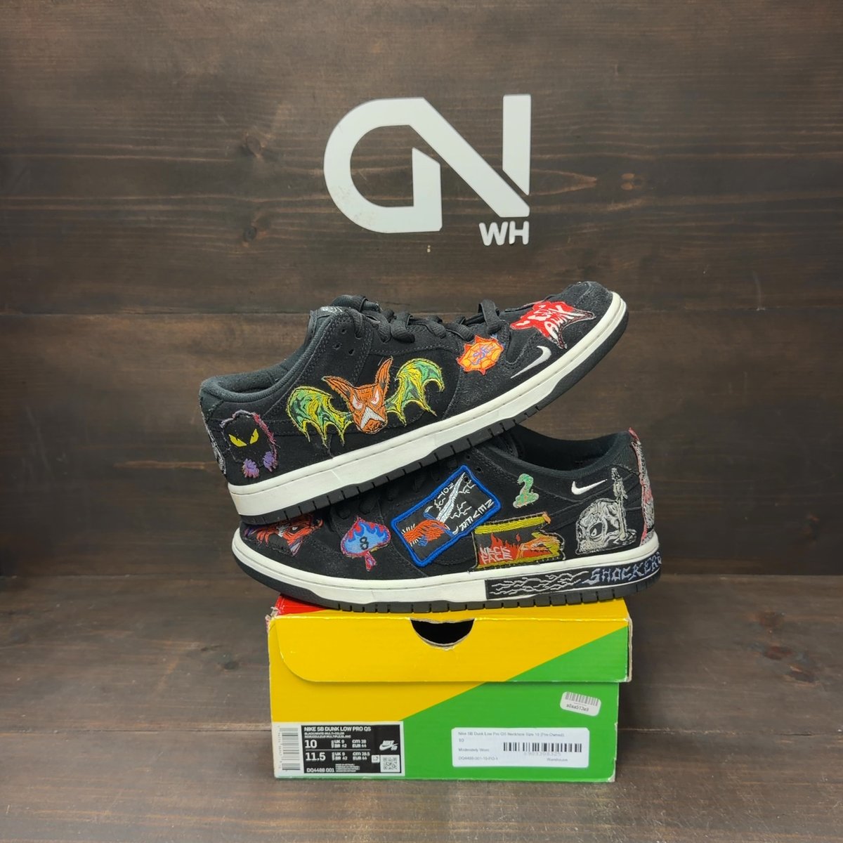 Nike SB Dunk Low Pro QS Neckface Size 10 (Pre-Owned) - front
