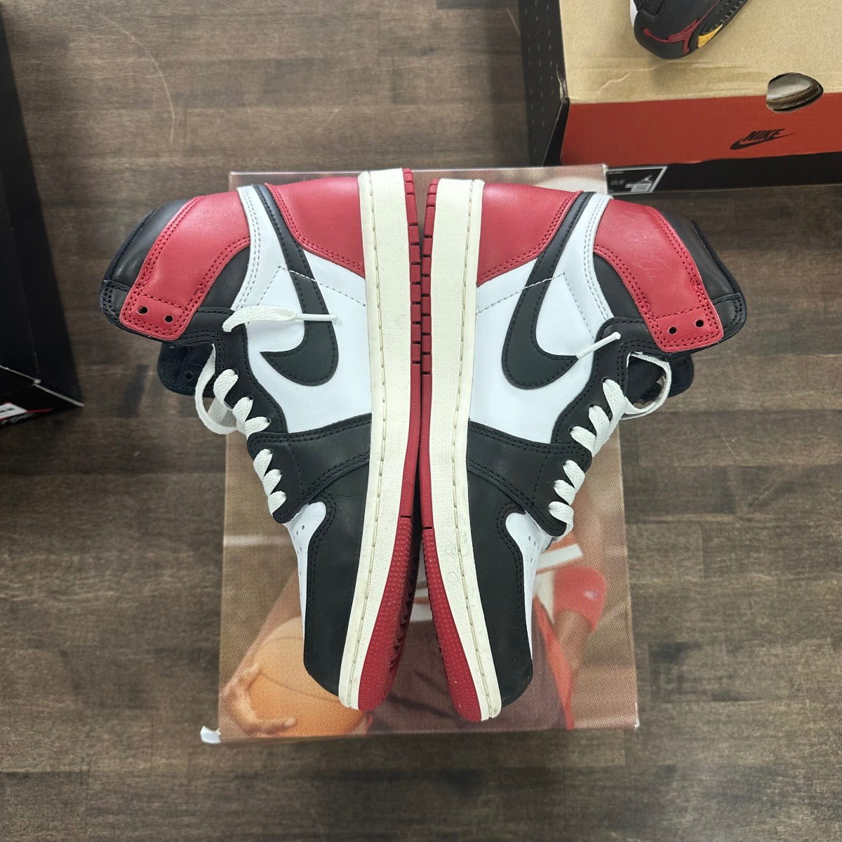 Jordan 1 Retro High OG Black Toe Reimagined - Image 3