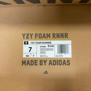 adidas Yeezy Foam RNNR MX Sand Grey Size 7 (Pre-Owned)