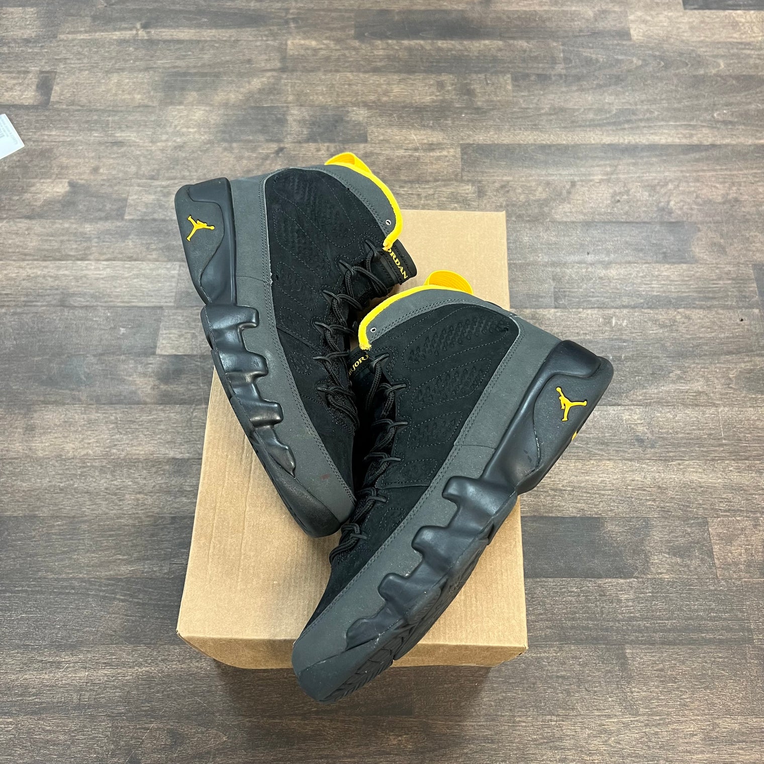 University Gold Jordan 9 (USED, No Box)
