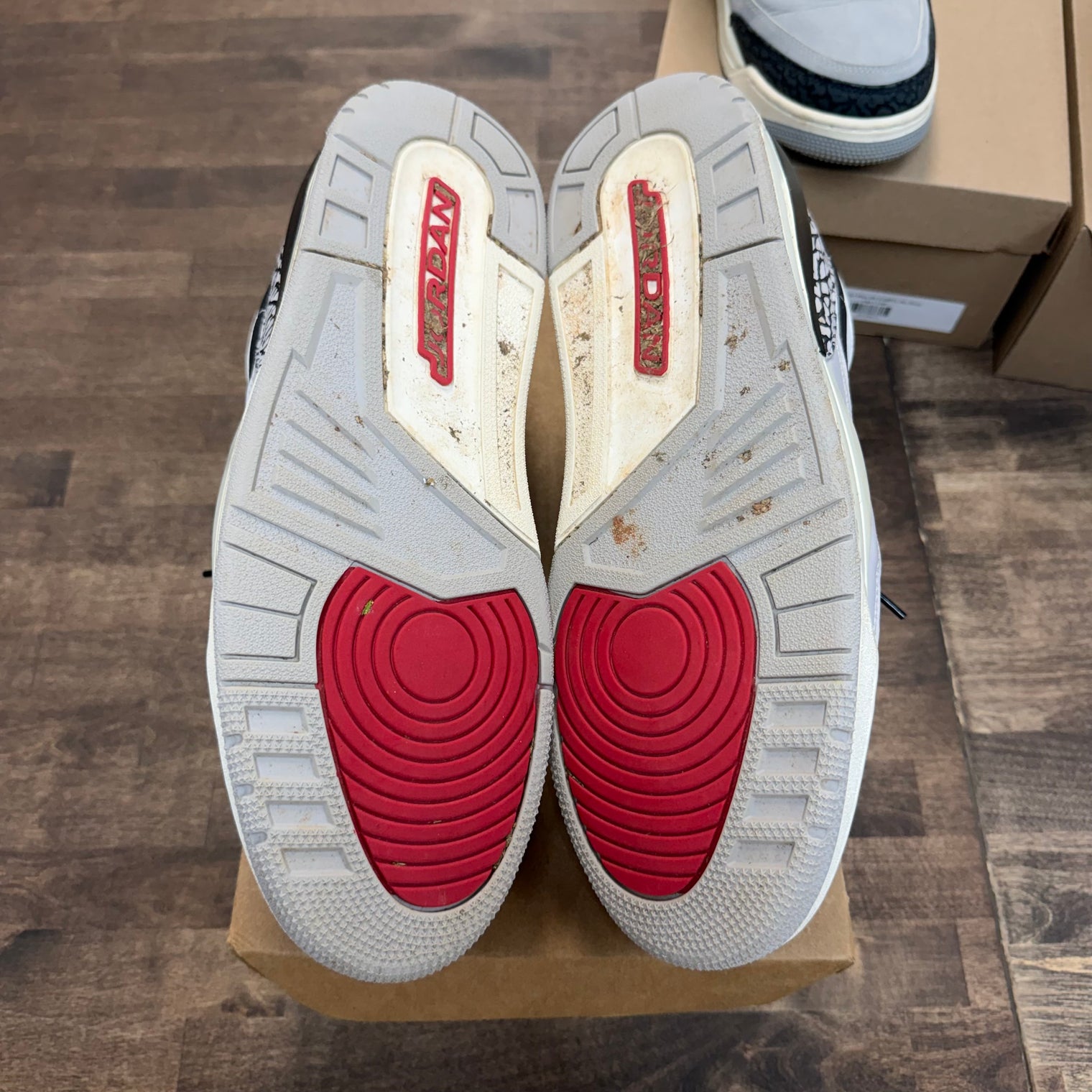 Tech Grey Fire Red Black Jordan Legacy 312 Low (USED, No Box)