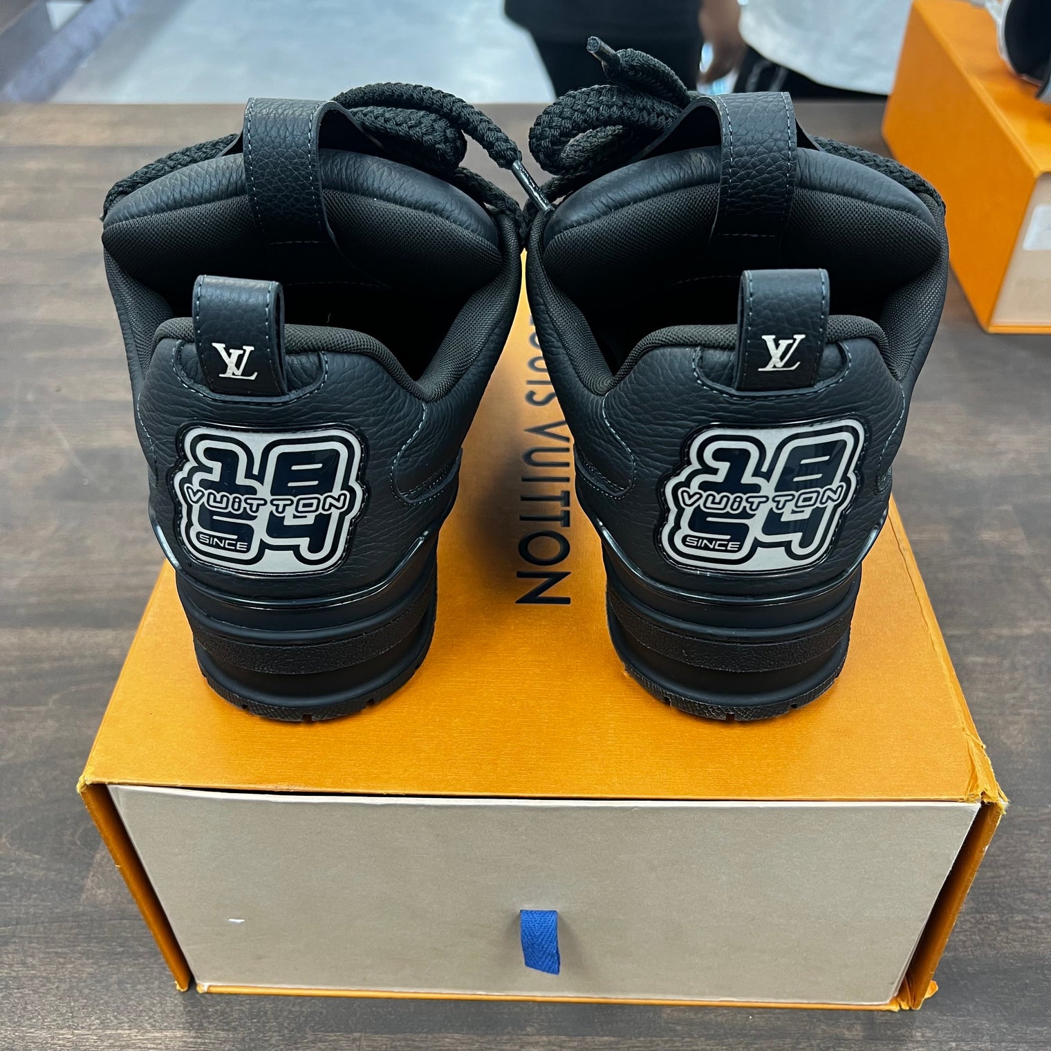 Louis Vuitton Skate Black Trainer Sneaker (USED)