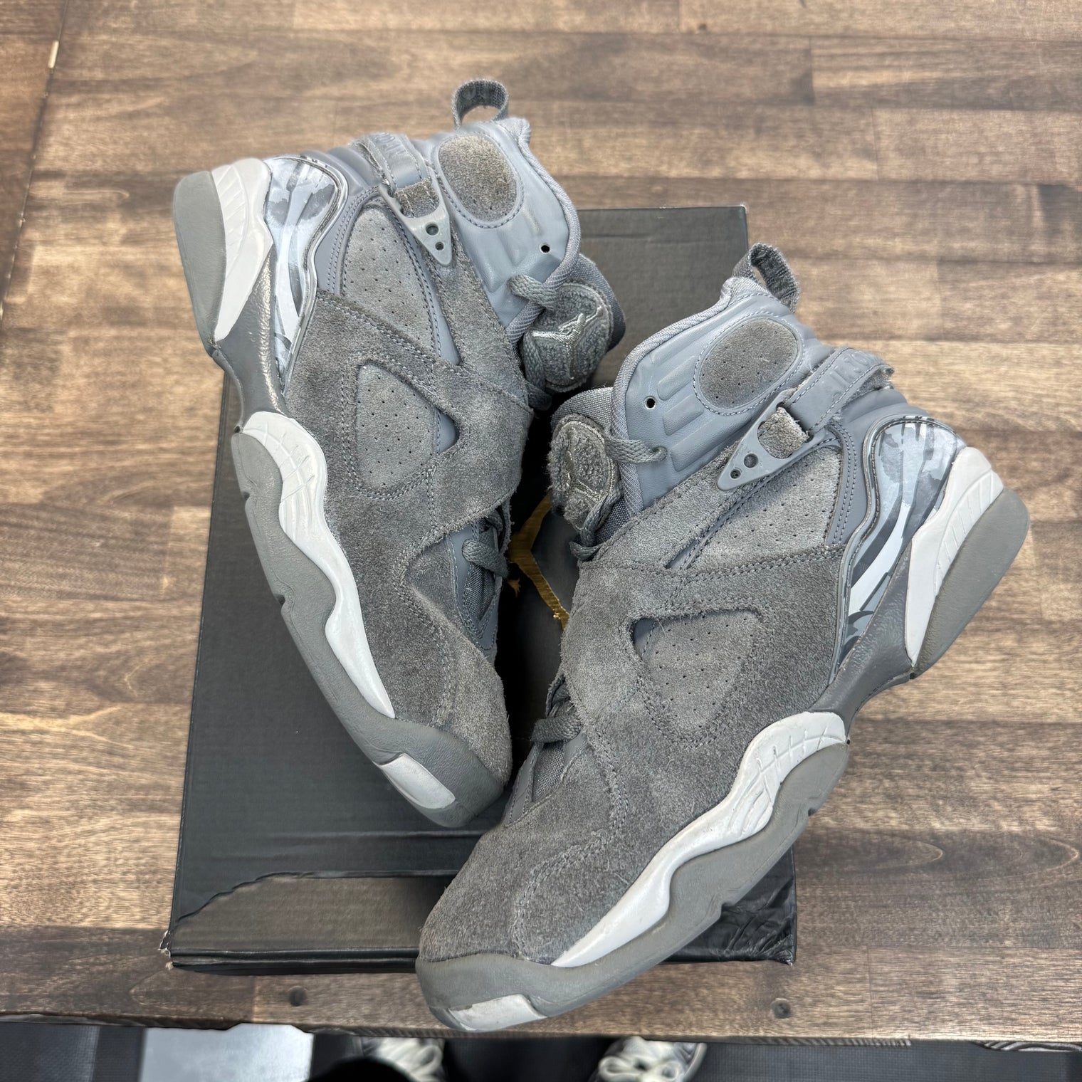 Cool Grey Jordan 8 Retro (GS) (USED)
