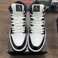 Patent Gold Jordan 1 Mid (USED)