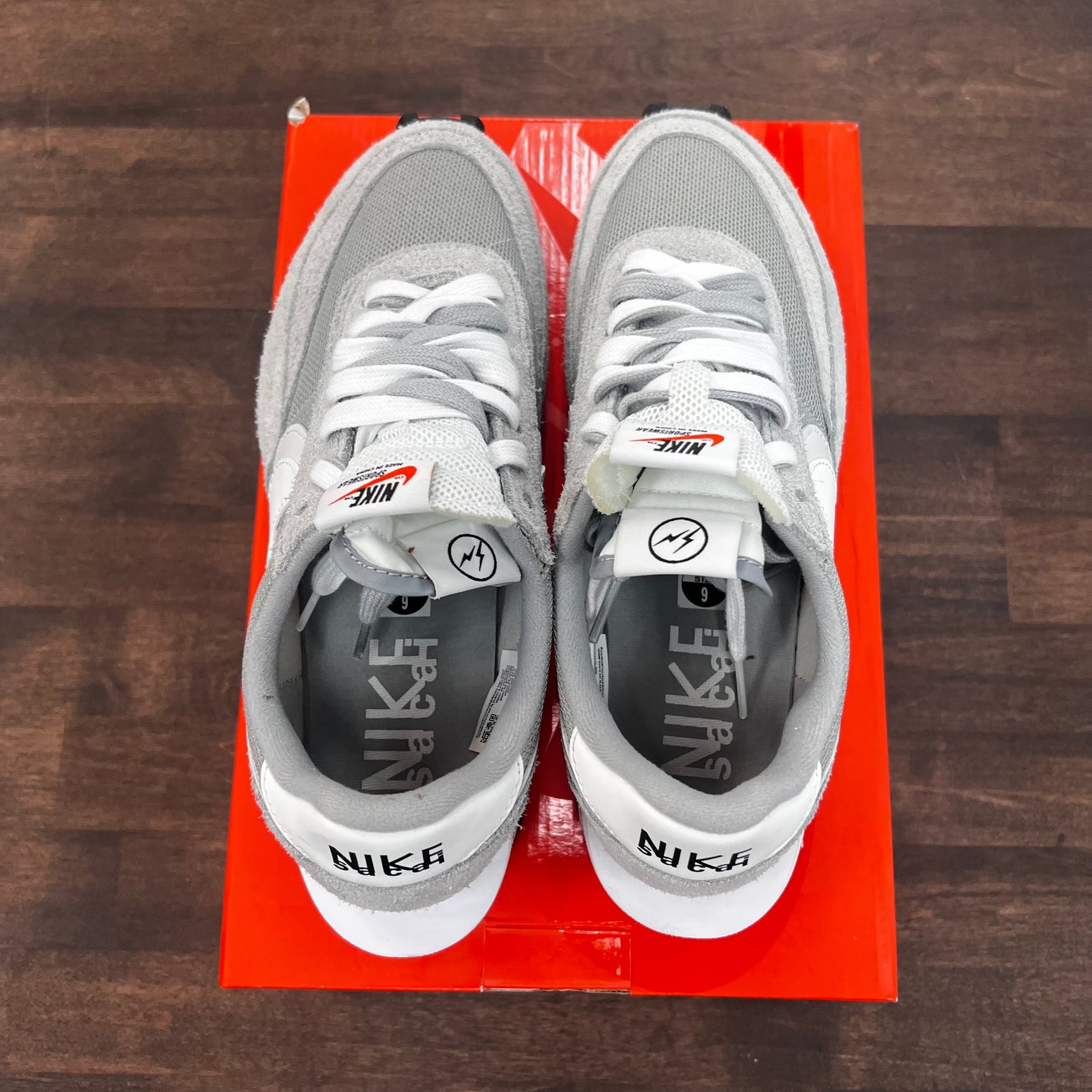 Sacai Fragment Grey Nike LD Waffle (USED)
