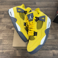 Lightning Jordan 4 Retro (USED, No Box)