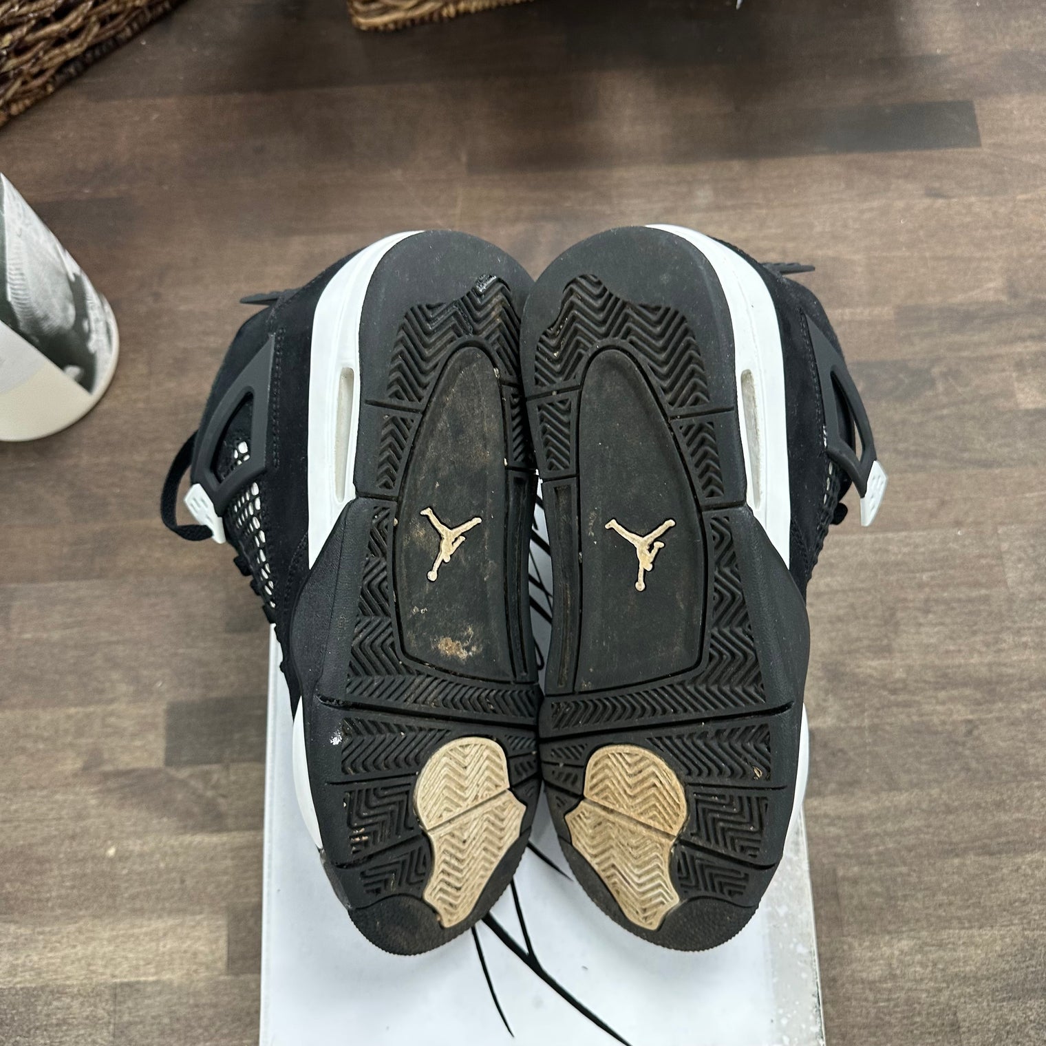 Jordan 4 Retro White Thunder (US 7Y) (USED)