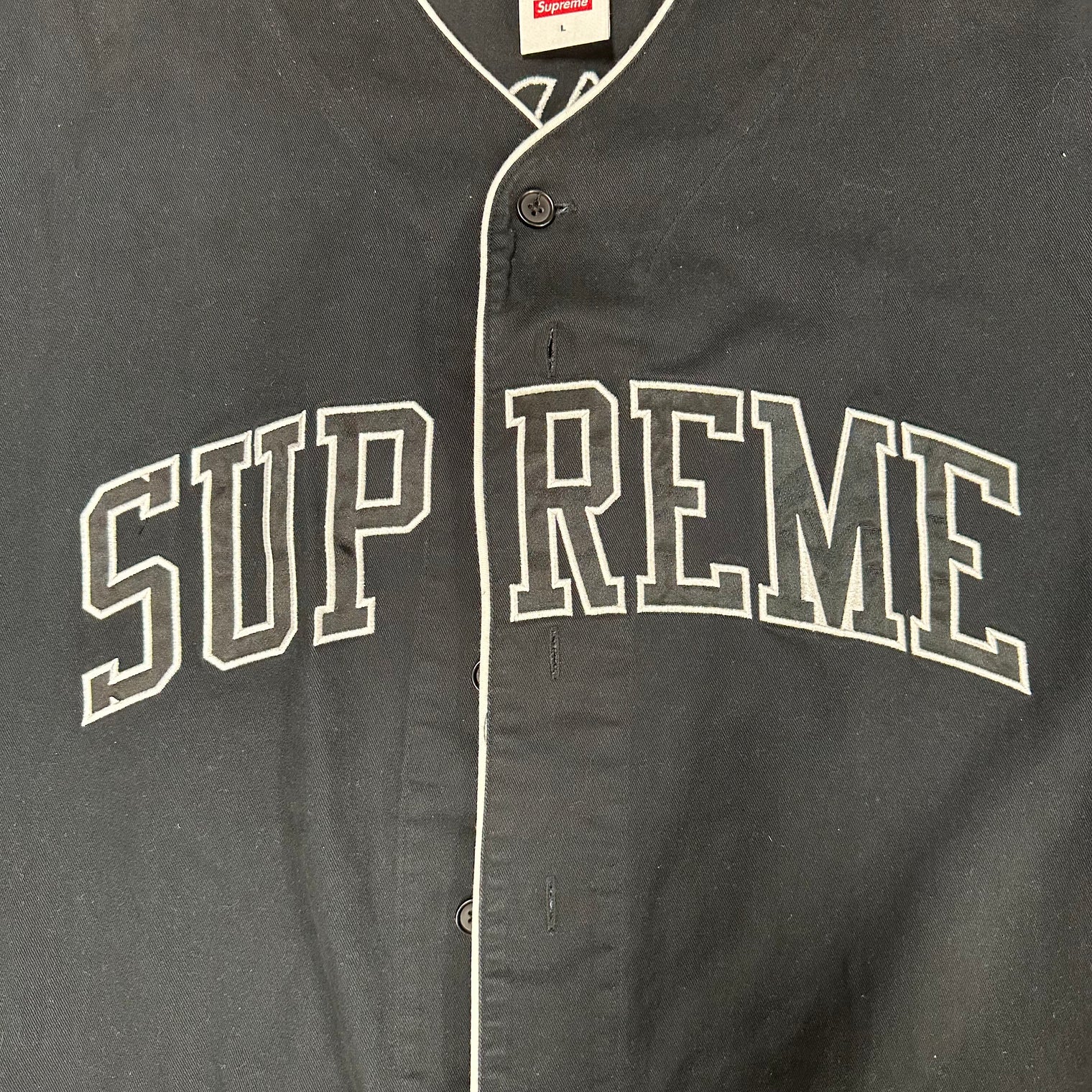 Supreme Timberland Baseball Jersey Black (USED)
