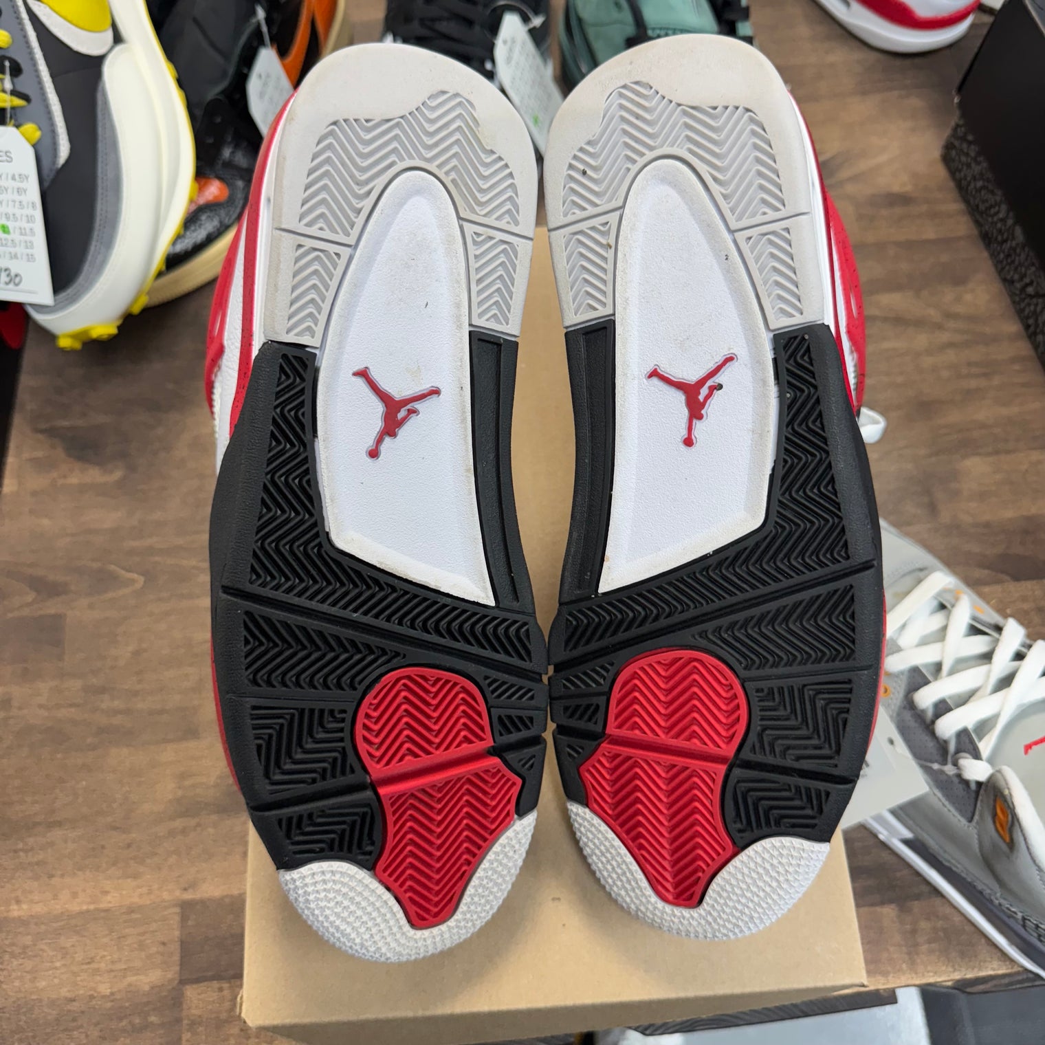 Red Cement Jordan 4 Retro (USED, No Box)