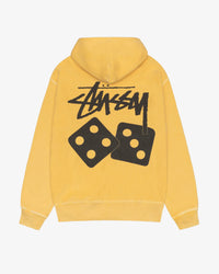 Stussy Dice Pigment Dyed Hoodie Yellow