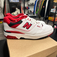 New Balance 550 White Team Red (USED, no box)