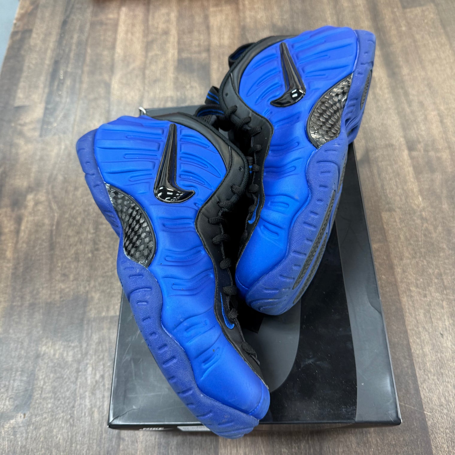 Hyper Cobalt Nike Foamposite (USED,Replacement Box)