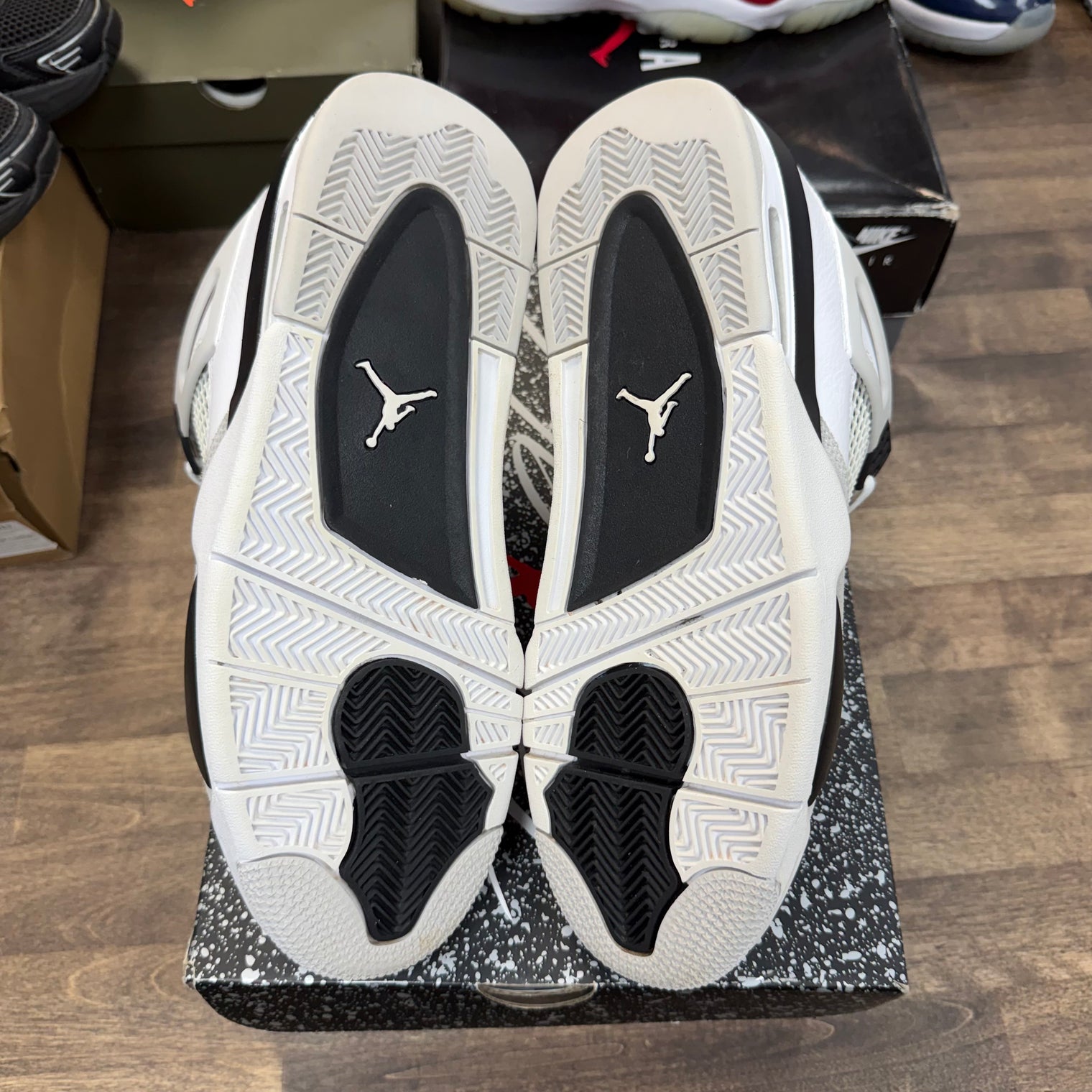 Military Black Jordan 4 Retro (USED)