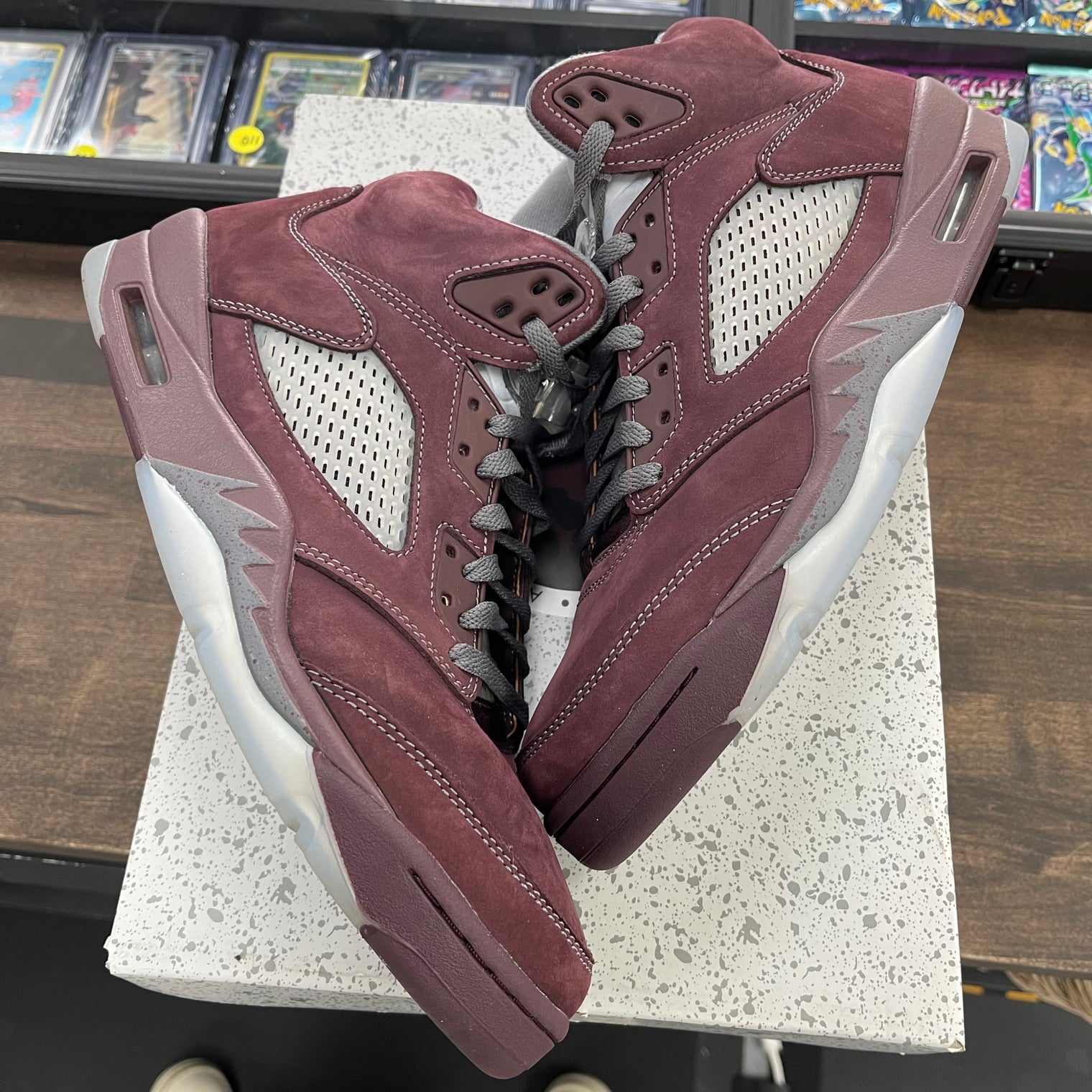Burgundy Jordan 5 (USED)