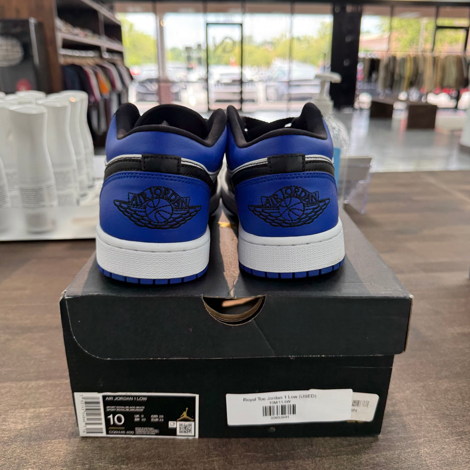 Royal Toe Jordan 1 Low (USED)