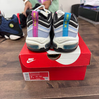 Nike Air Max 97 Blue Whisper Opti Yellow (GS) (USED)