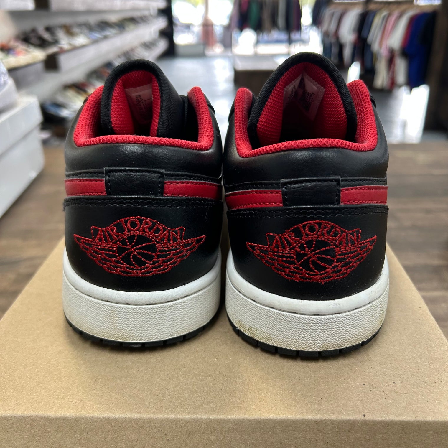 Bred Twist Jordan 1 Low (USED, No Box)