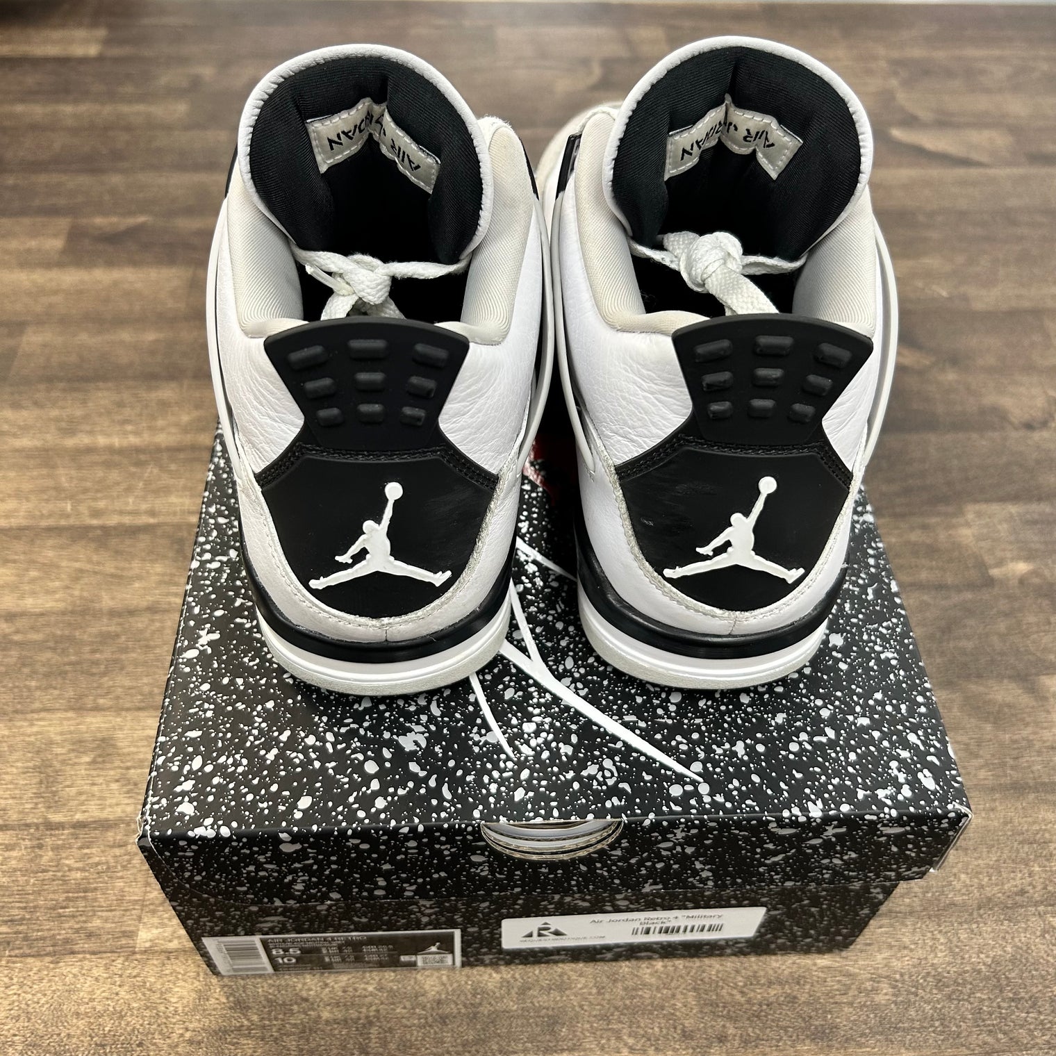 Military Black Jordan 4 Retro (USED)