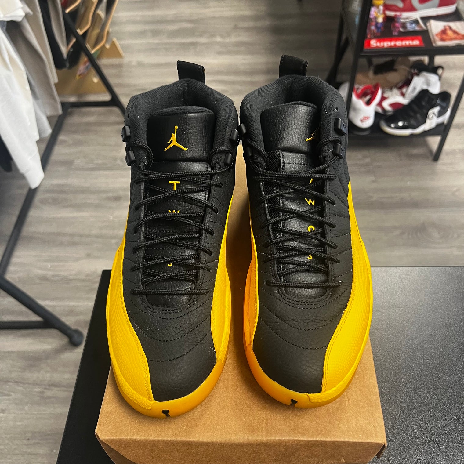 University Gold Jordan 12 (USED, No Box)
