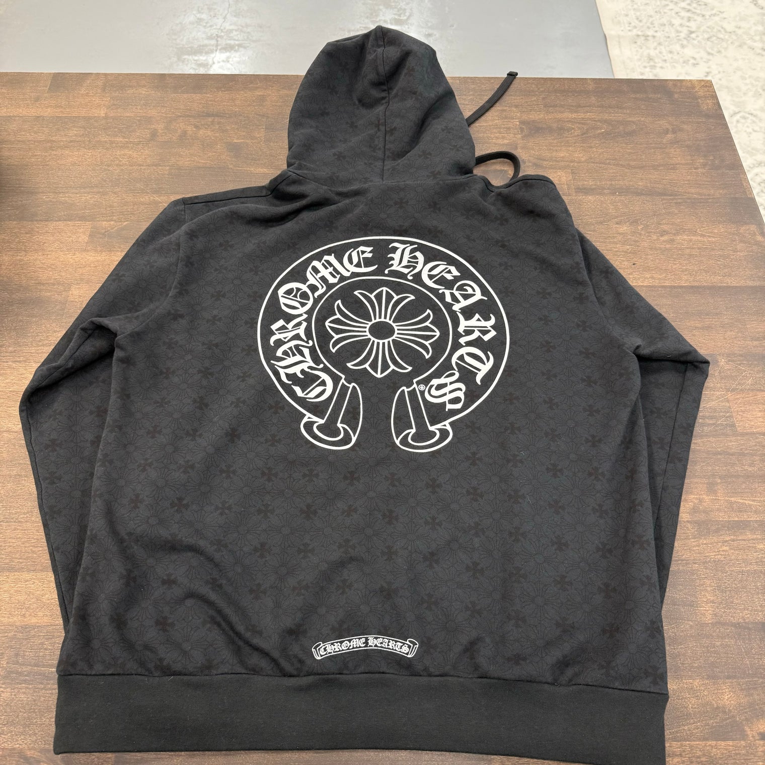 Chrome Hearts Monogram All Over Print Hoodie (USED)
