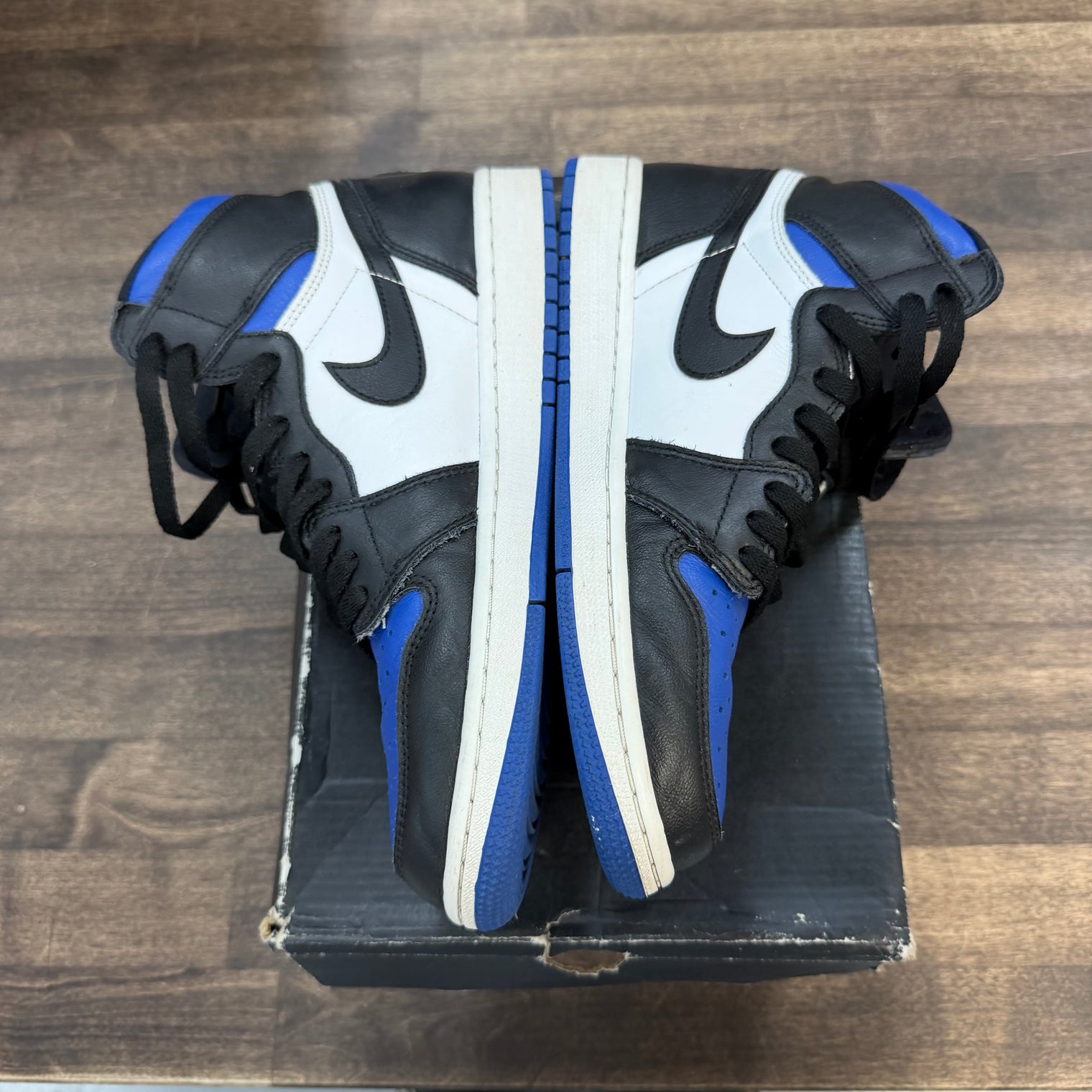 Royal Toe Jordan 1 High (USED, Replacement Box)