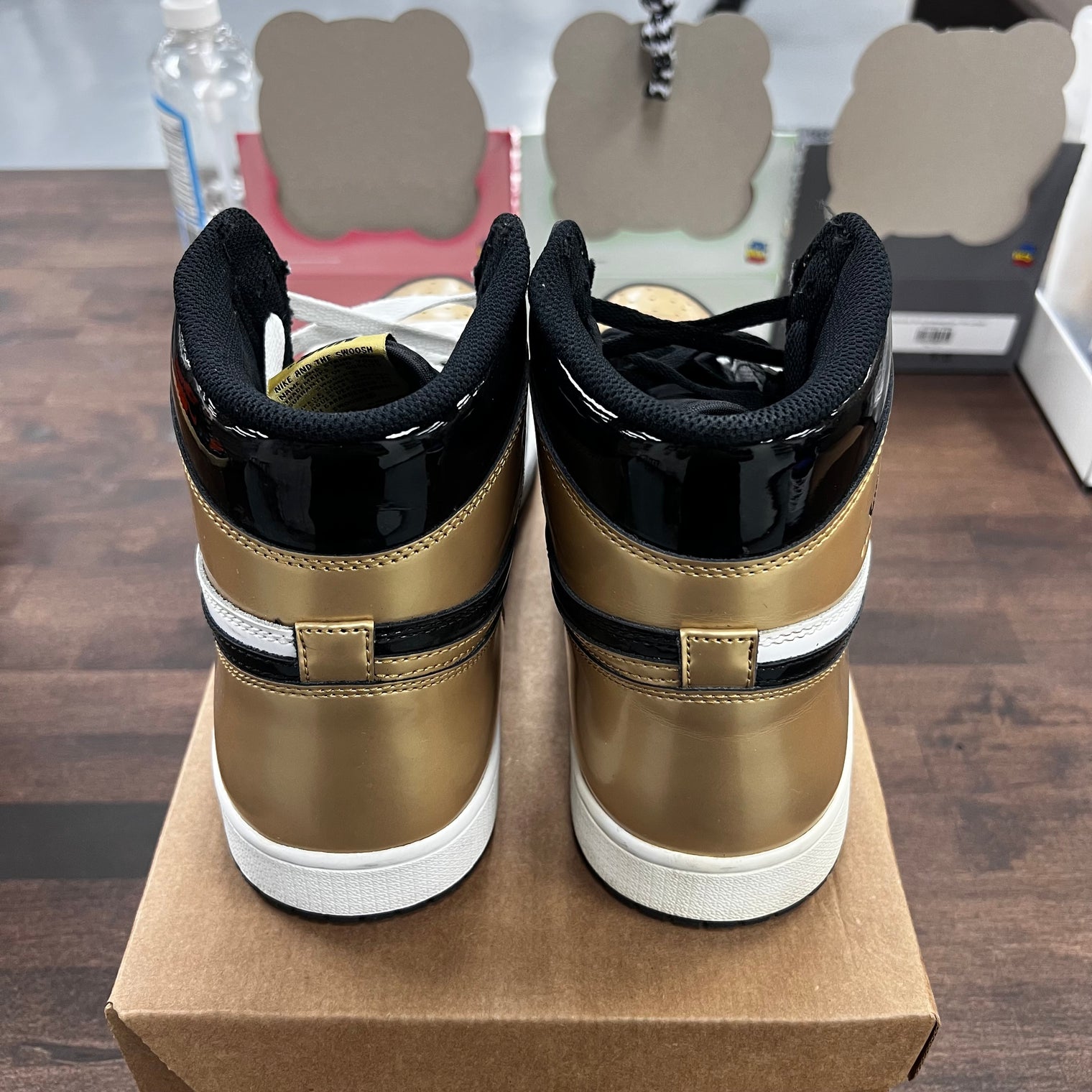 Gold Toe Jordan 1 High (USED,NO BOX)