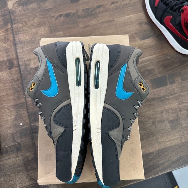 Essentials Smoke Teal Nike Air Max 1 (2013) (USED, Replacement Box)
