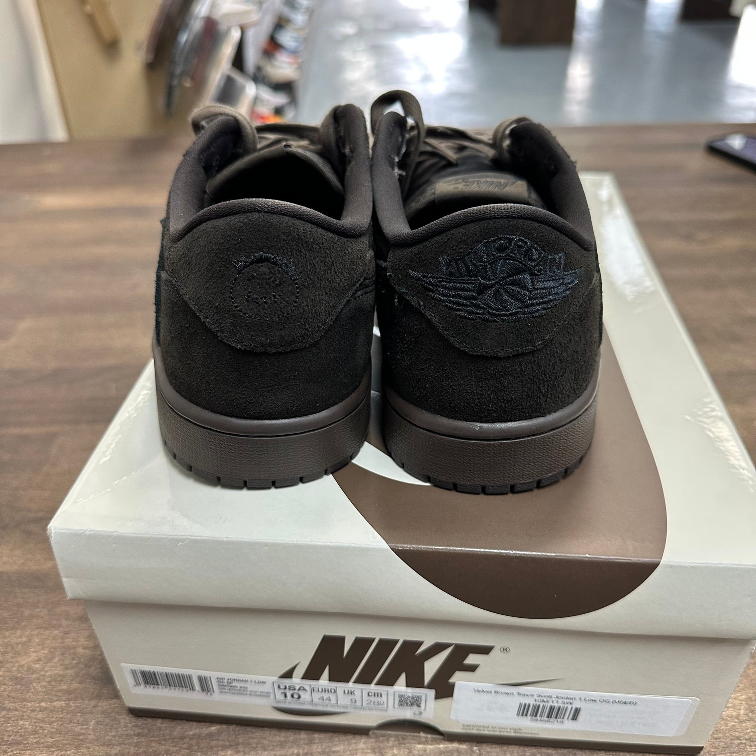 Velvet Brown Travis Scott Jordan 1 Low OG SP (USED)