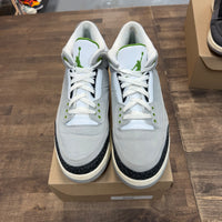 Chlorophyll Jordan 3 Retro (USED, No Box)