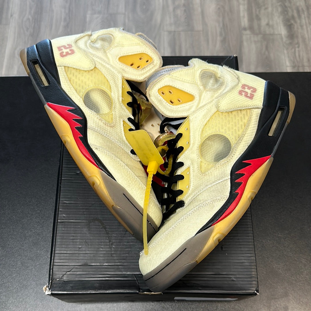 Off-White Jordan 5 Sail (USED)