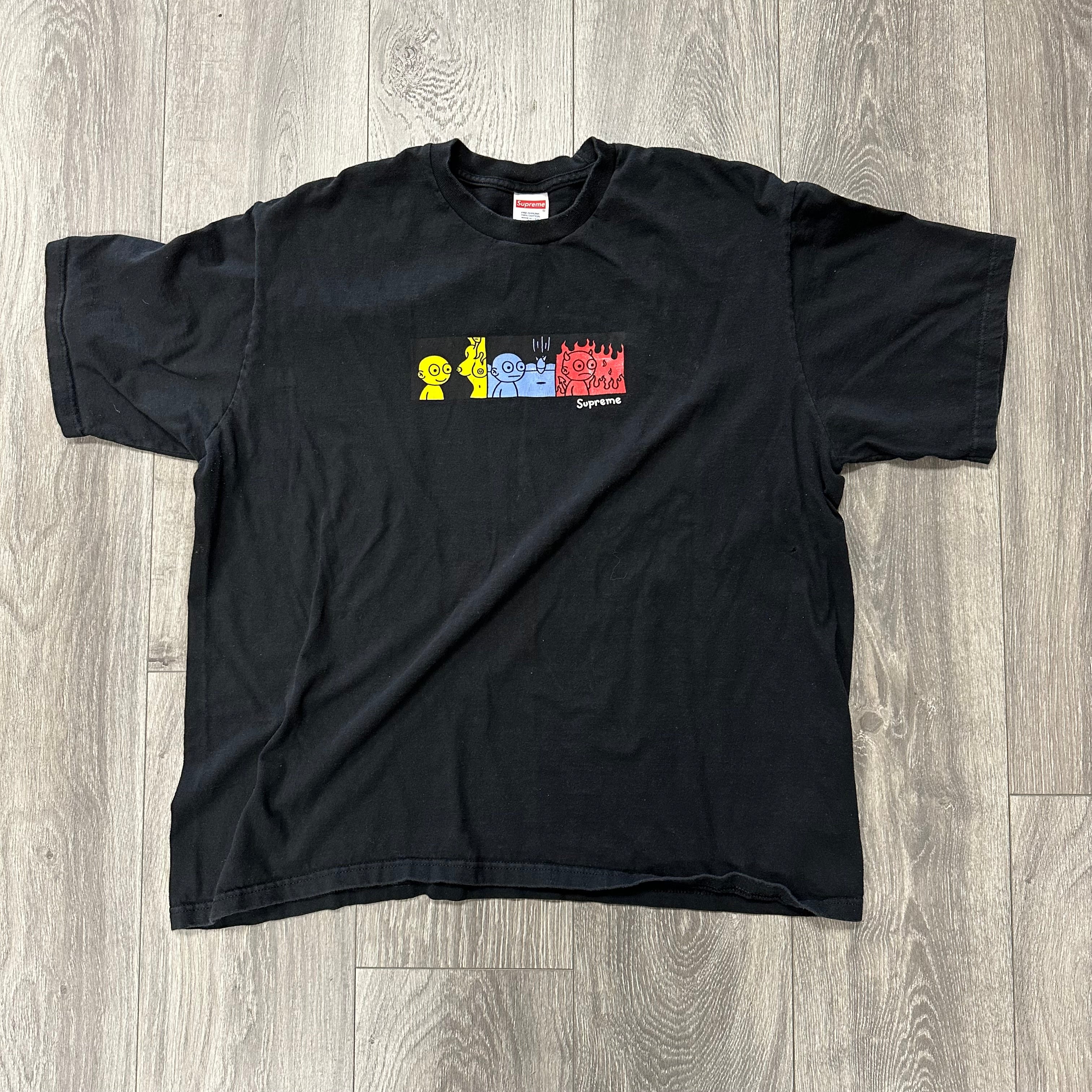 Supreme Cartoon Tee Black Used